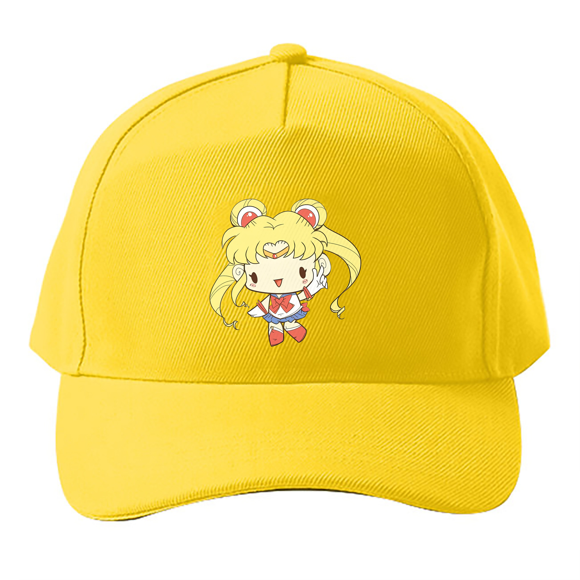 （画像用） 美少女戦士セーラームーン 月野 うさぎ つきの うさぎ Sailor Moon Tsukino Usagi ベースボールキャップ 綿100％ 男女兼用 帽子 スポーツ